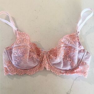 Wacoal Embrace Lace pink and lavender 32C